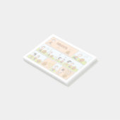 Linus & Lucy | Gesang Jack-O-Lantern Post-it Klebezettel (angewinkelt)