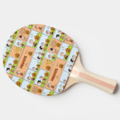 Linus & Lucy | Gesang Jack-O-Lantern Tischtennis Schläger (Seitenansicht)