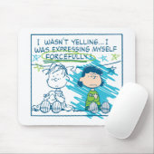 Linus & Lucy "Ich schrie nicht.." Mousepad (Mit Mouse)