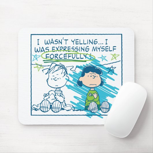 Linus & Lucy "Ich schrie nicht.." Mousepad (Mit Mouse)