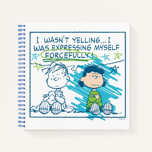 Linus & Lucy "Ich schrie nicht.." Notizblock (Vorderseite)