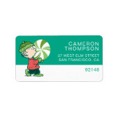 Linus Peppermint Candy Adressaufkleber (Vorne)