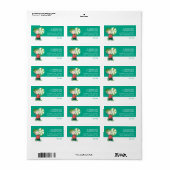 Linus Peppermint Candy Adressaufkleber (Vorne)