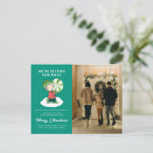 Linus Peppermint Candy Feiertagspostkarte (Stehend Vorderseite)