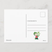 Linus Peppermint Candy Feiertagspostkarte (Rückseite)
