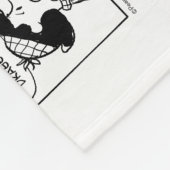 Linus Tells Lucy Sie ist Crabby Fleecedecke (Ecke)