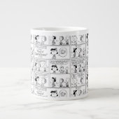 Linus Tells Lucy Sie ist Crabby Jumbo-Tasse (Vorderseite)