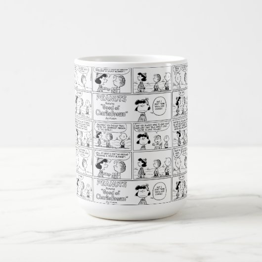 Linus Tells Lucy Sie ist Crabby Kaffeetasse (Mittel)