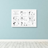 Linus Tells Lucy Sie ist Crabby Leinwanddruck (Insitu (Holzboden))