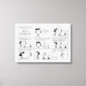 Linus Tells Lucy Sie ist Crabby Leinwanddruck (Vorderseite)