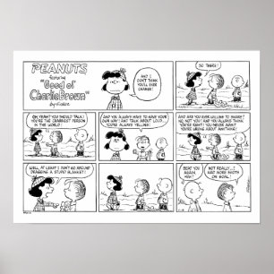 Linus Tells Lucy Sie ist Crabby Poster