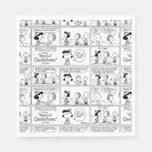 Linus Tells Lucy Sie ist Crabby Serviette
