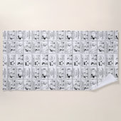 Linus Tells Lucy Sie ist Crabby Strandtuch (Vorderseite)