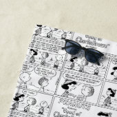 Linus Tells Lucy Sie ist Crabby Strandtuch (Beispiel)