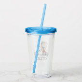 Linus tröstet von Snoopy's Ohr Acryltrinkbecher (Rückseite)