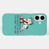 Linus tröstet von Snoopy's Ohr Case-Mate iPhone Hülle (Rückseite (Horizontal))
