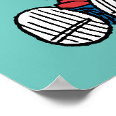 Linus tröstet von Snoopy's Ohr Poster (Ecke)