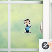 Linus Waving Fensteraufkleber (Zuhause)