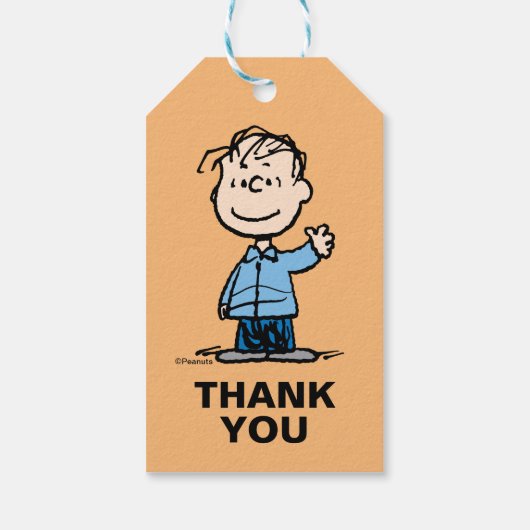 Linus Waving Geschenkanhänger (Rückseite)