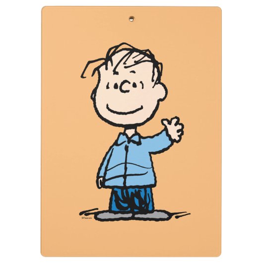 Linus Waving Klemmbrett (Rückseite)