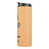 Linus Waving | Name hinzufügen Thermosbecher (Nach rechts gedreht)