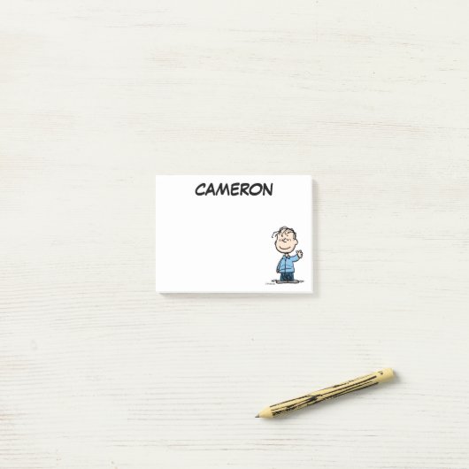 Linus Waving Post-it Klebezettel (Auf Schreibtisch)