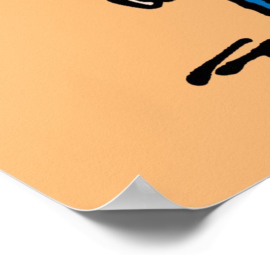 Linus Waving Poster (Ecke)