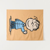 Linus Waving Wandteppich (Vorderseite (Horizontal))