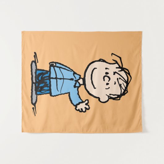 Linus Waving Wandteppich (Vorderseite (Horizontal))