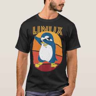 Linux Admin Cool Pinguin Nerd Informatik T-Shirt