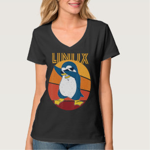 Linux Admin Cool Pinguin Nerd Informatik T-Shirt