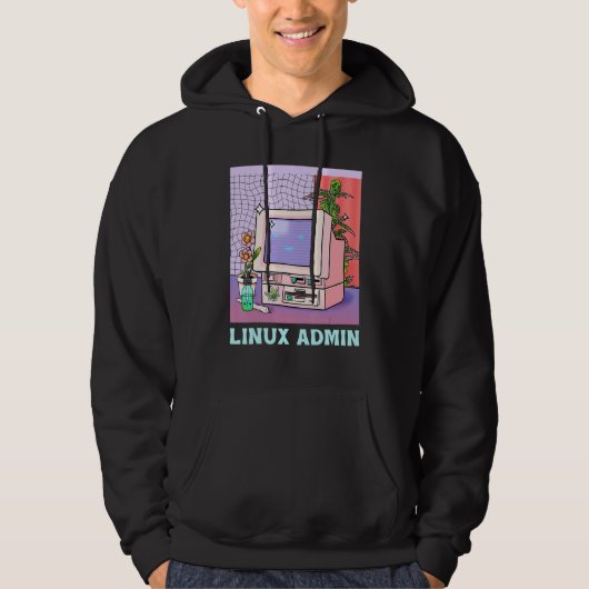 Linux Admin Linux Penguin Linux Information Skill Hoodie (Vorderseite)