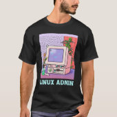 Linux Admin Linux Penguin  Linux Information Skill T-Shirt (Vorderseite)