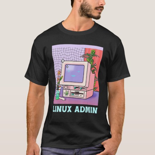 Linux Admin Linux Penguin Linux Information Skill T-Shirt (Vorderseite)