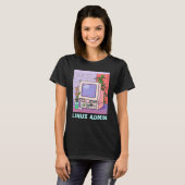 Linux-Administrator Linux-Pinguin Linux-Informati T-Shirt (Vorne ganz)