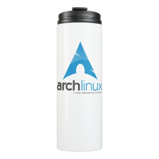 Linux - Arch Linux Thermal Tumbler Thermosbecher (Vorderseite)