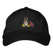 Linux Avenger Penguin Hat Bestickte Baseballkappe (Vorderseite)