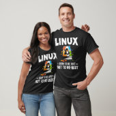 Linux - Born to Be Root, not to Reboot T-Shirt (Unisex)