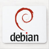 Linux-Debian-Mousepad Mousepad (Vorne)