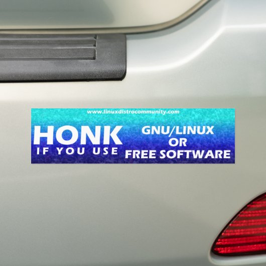 Linux Distro GemeinschaftsAutoaufkleber Autoaufkleber (Auf Auto)