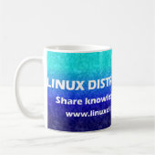 Linux Distro Gemeinschaftskaffee-Tasse Kaffeetasse (Links)