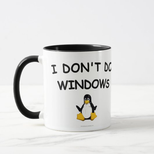 Linux-Dont tun Windows-Tasse Tasse (Links)