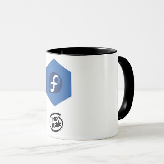 Linux Fedora Tasse (VorderseiteRechts)