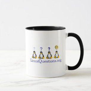 Linux-Fragen-Logo Tasse