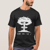 Linux - Funny Linux Command Sudo RM RF für Männer T-Shirt (Vorderseite)