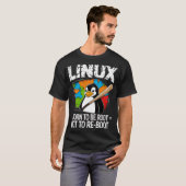 Linux - Geboren um Root zu sein T-Shirt (Vorne ganz)
