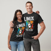 Linux - Geboren zu Wurzeln T-Shirt (Unisex)