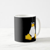 Linux Gray Small Kaffeetasse (VorderseiteRechts)