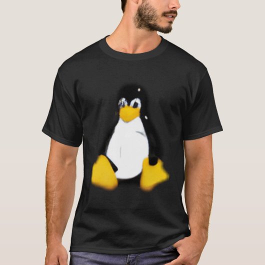 Linux Gray Small T-Shirt (Vorderseite)