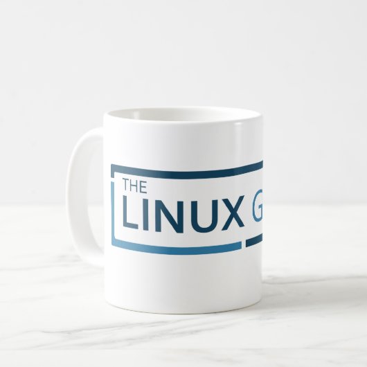 Linux Guru Kaffeetasse (Vorderseite Links)